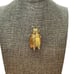 Vntg 50s Hattie Carnegie Signed Flying Bee Brooch Wings Bounce Missing Stone 2in