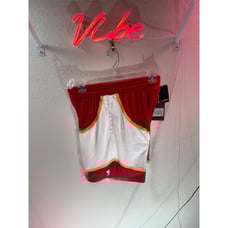 Mitchell & Ness Men's Atlanta Hawks 1986/87 Red Swingman Shorts