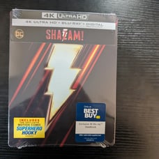 Shazam [ Limited Edition STEELBOOK ] (4K Ultra HD + Blu-ray) NEW