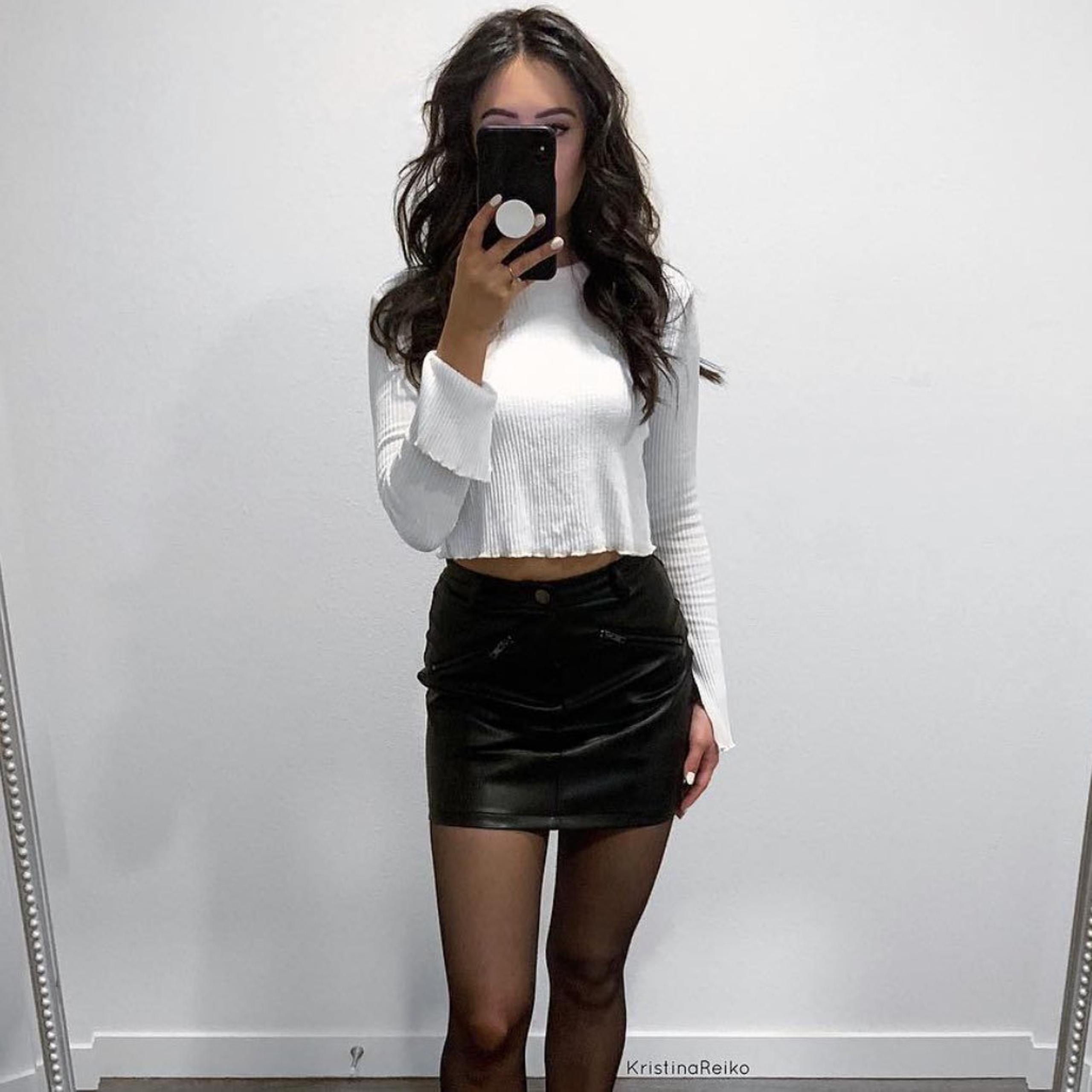 TOBI | Faux Leather Mini Skirt