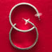 NWOT GIVENCHY Hoop Earring 1 3/4