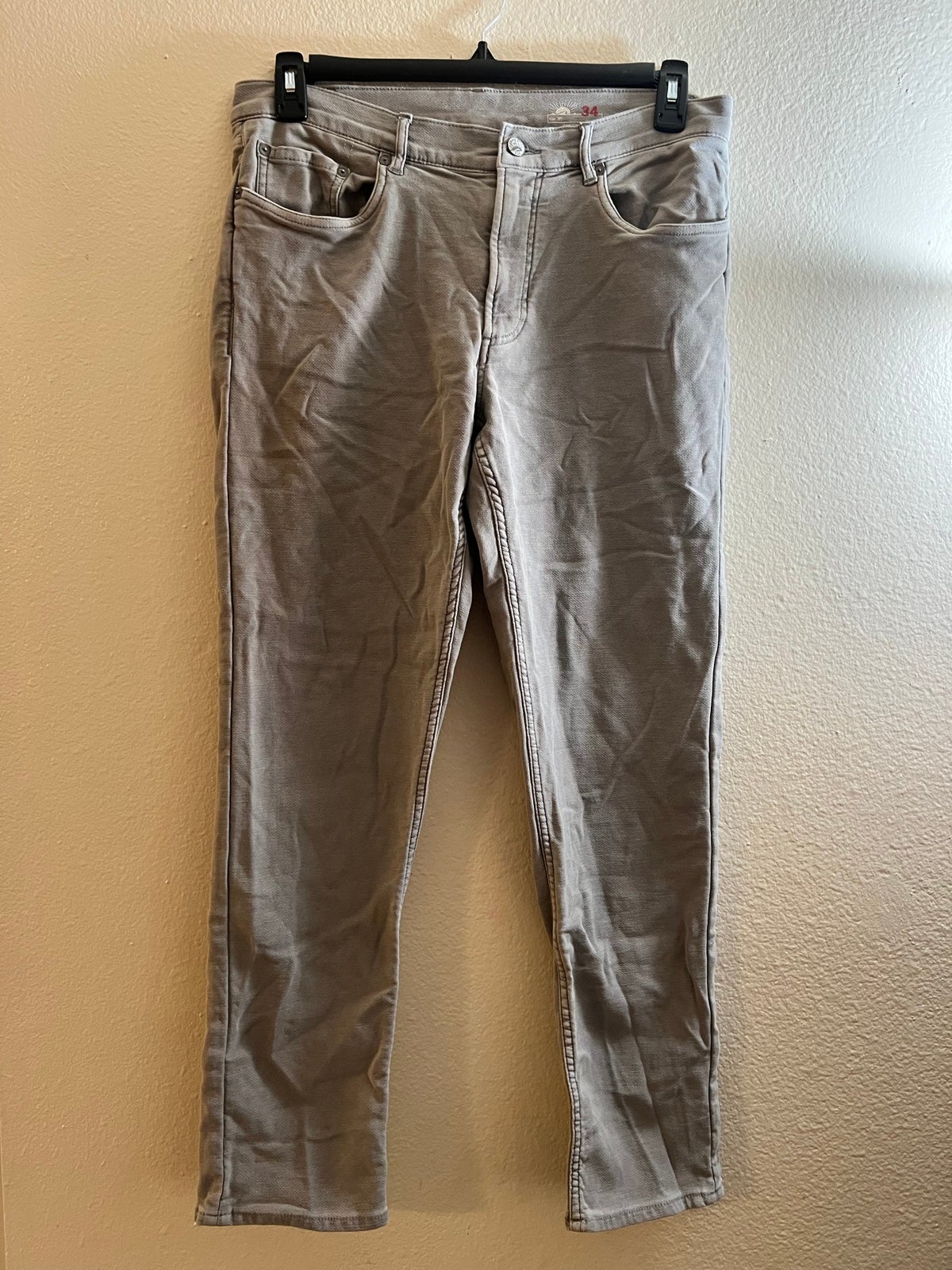 Faherty Brand strech Terry 5 pocket size 34