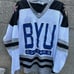 Vintage BYU Cougars Varsity Hockey Jersey brigham young university Mens M/L Rare