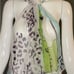 Huge Krizia Sheer Silk Chiffon Scarf 20 In by 72 In Excellent Condition