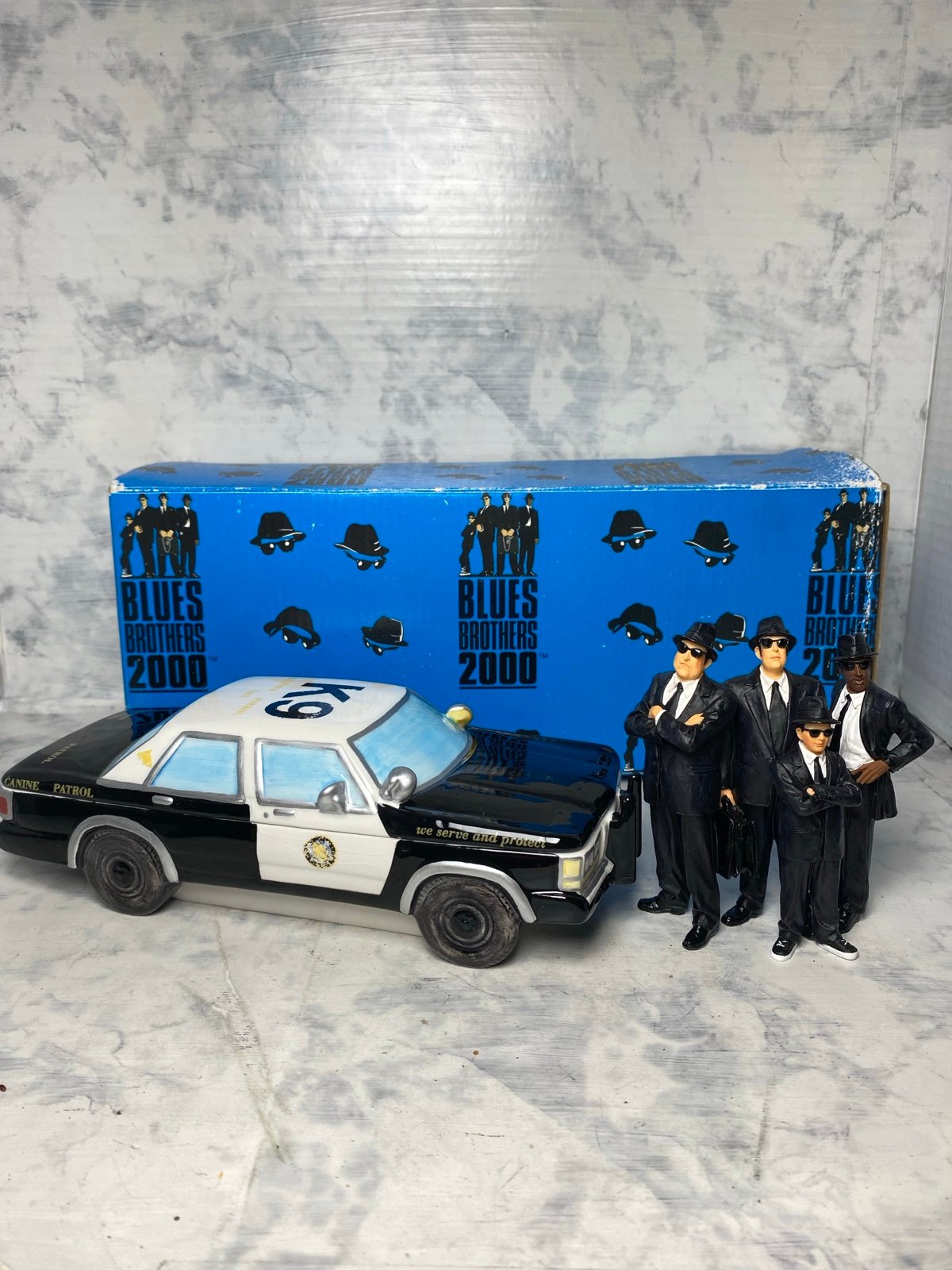 Blues Brothers 2000 Limited Edition Vandor Car Trinket Box and Figurines
