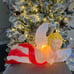 Vintage Valentines Day 19” Wide Red Cherub/Angel Wall Decor Don Featherstone