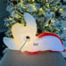 Vintage Valentines Day 19” Wide Red Cherub/Angel Wall Decor Don Featherstone