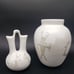 Lot of 2 Native American Navajo Ceramic Hozoni Pottery Artist Signed M. Redhorse