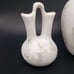 Lot of 2 Native American Navajo Ceramic Hozoni Pottery Artist Signed M. Redhorse