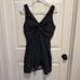 Miraclesuit Pin Point Marais One Piece Swimsuit Dress Black Size 18 NWOT