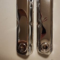 NEW SB Ford Small Block Ford Valve Covers Chrome NOS SBF racing performance