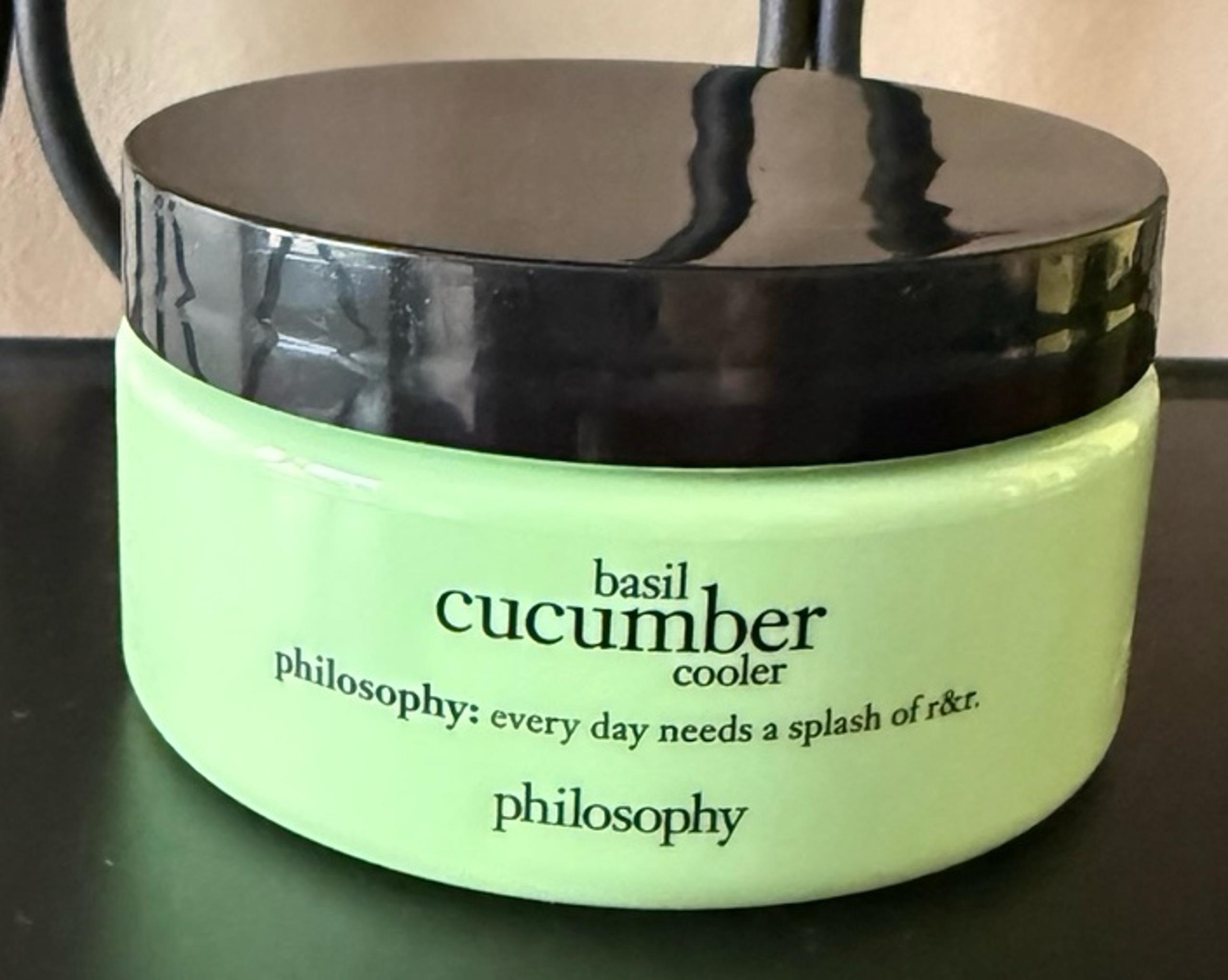 Philosophy Basil Cucumber Cooler Glazed Body Souffle 8 oz NEE