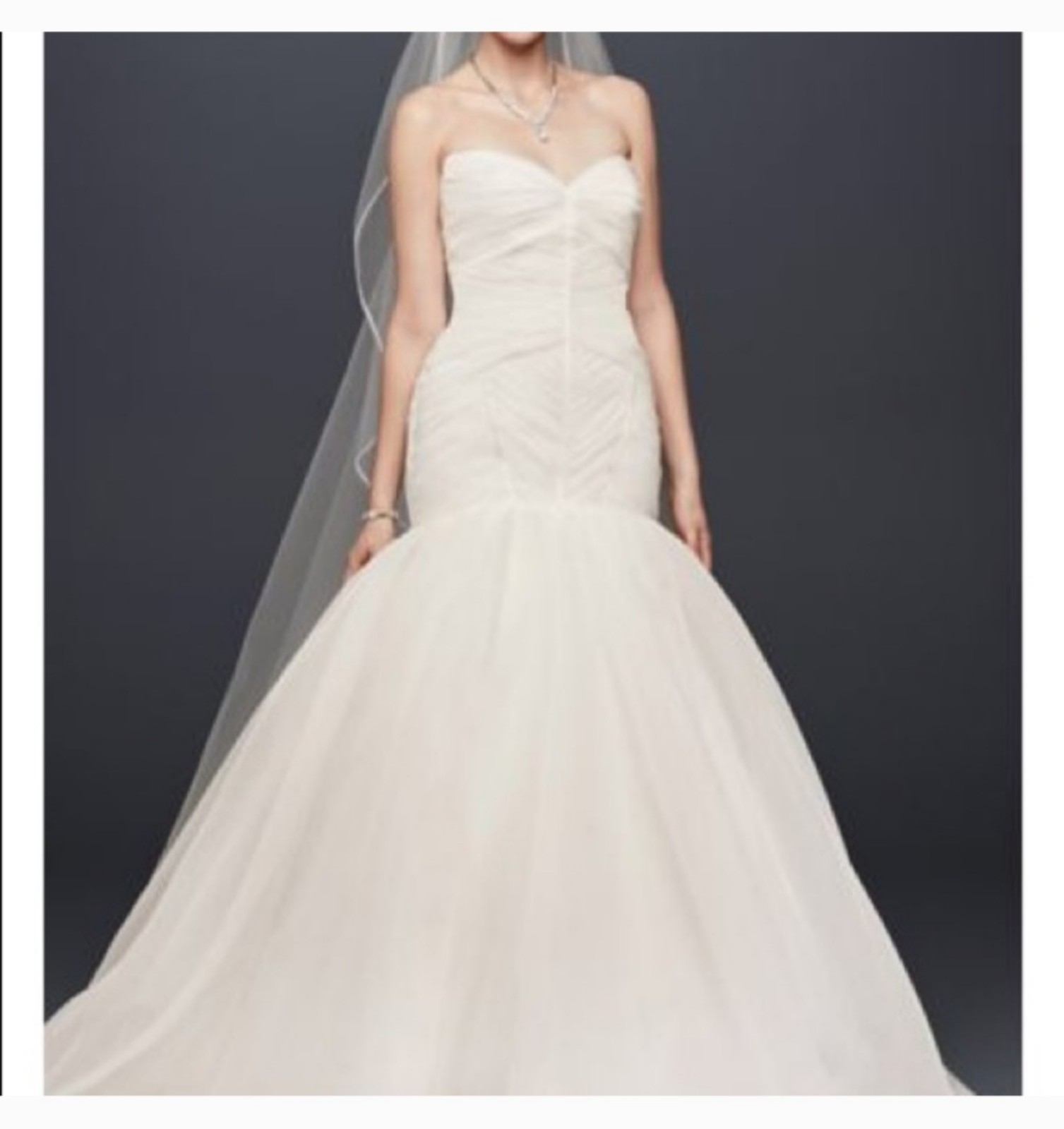 NWT Truly Zac Posen tulle wedding gown sz 6