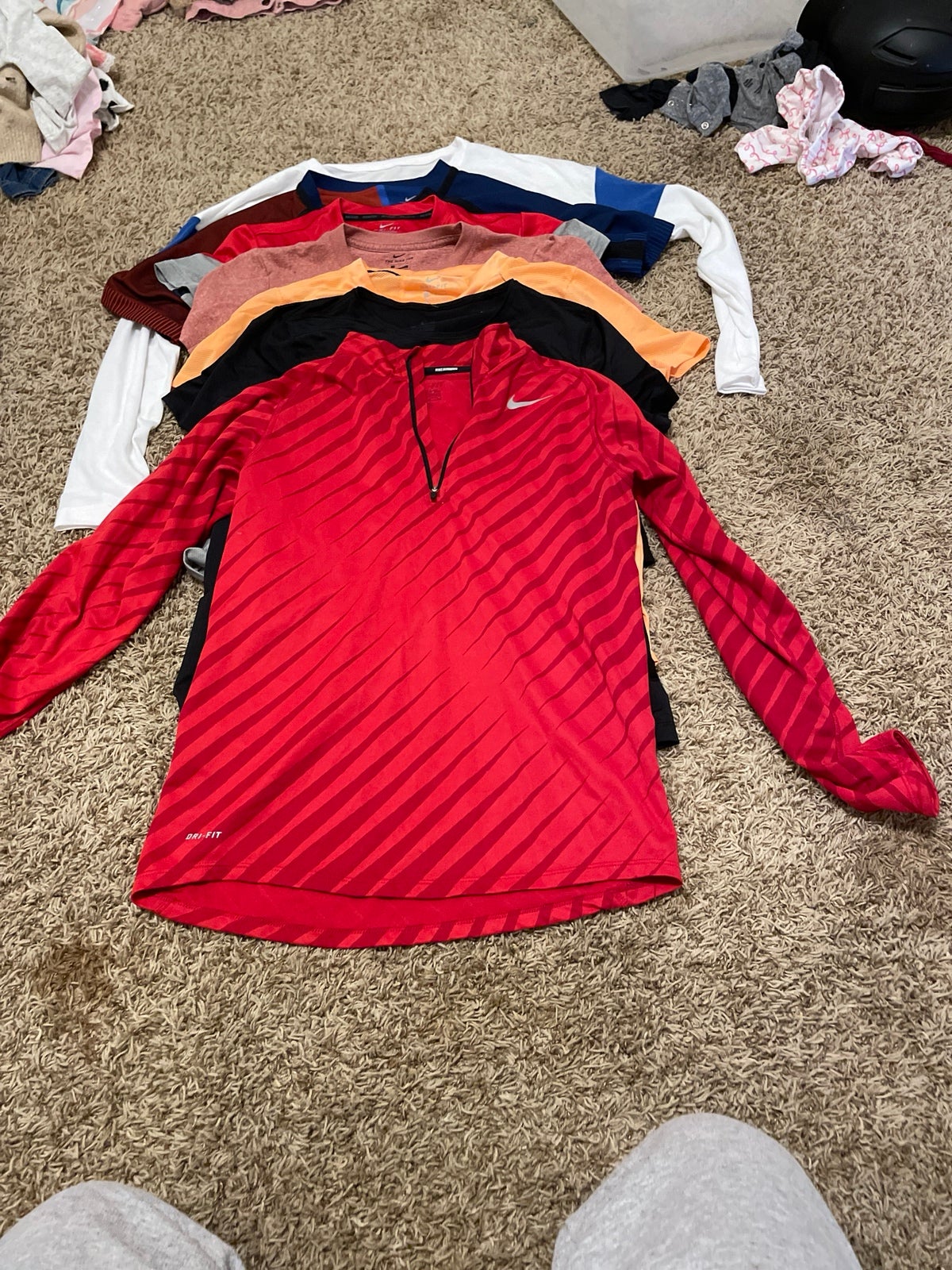 Nike women’s medium shirts and jackets