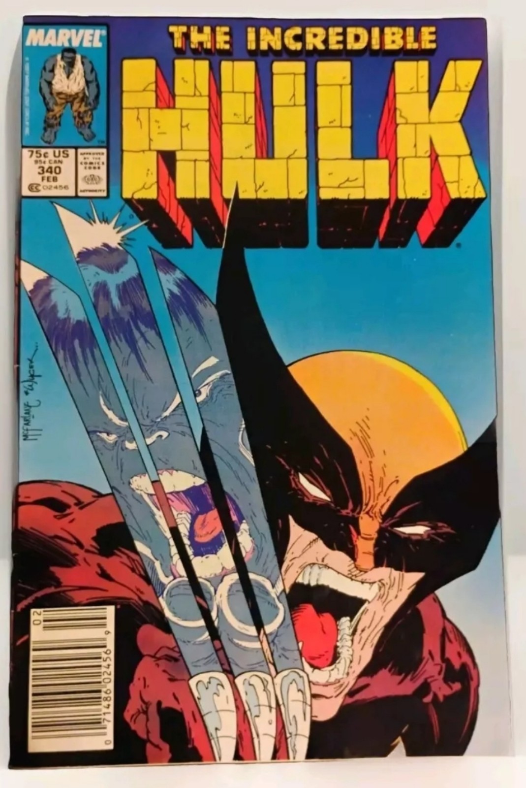 Incredible Hulk #340 VF NEWSTAND!!