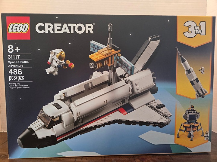 *Retired* Sealed Lego Creator 31117 Space Shuttle Adventure (486 Pieces)