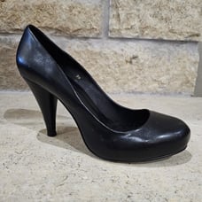 Thom Brown Women’s Size 8.5 (39) Black Leather Platform Pump Heels