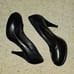 Thom Brown Women’s Size 8.5 (39) Black Leather Platform Pump Heels