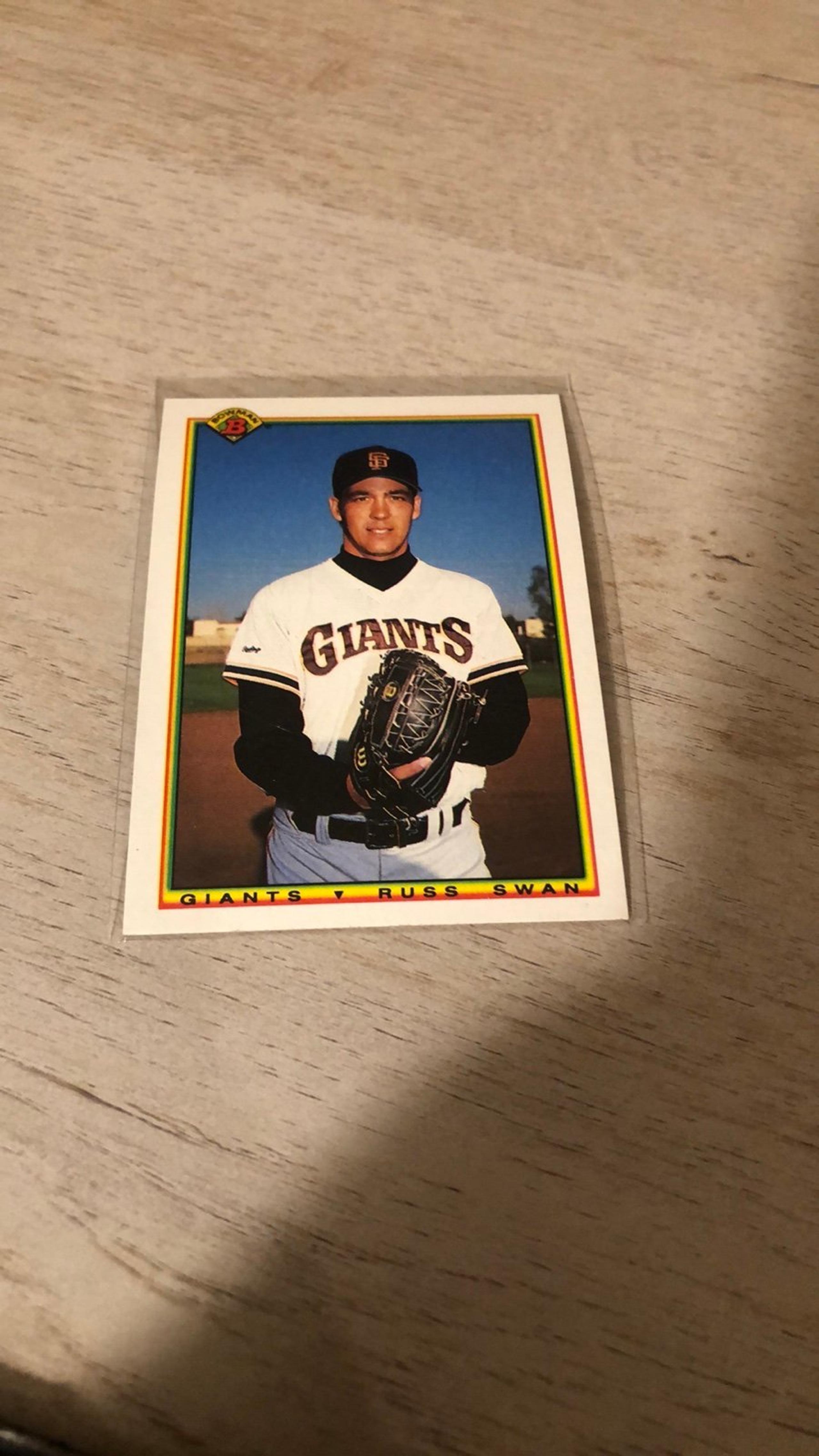 1990 Bowman Russ Swan P #224 Baseball Trading Card Item #1226