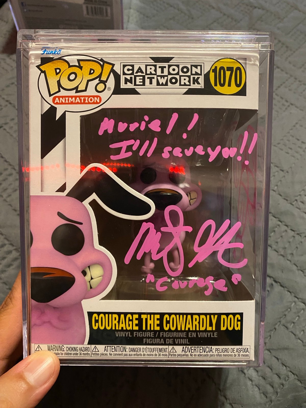 Marty Grabstein Signed Courage Funko