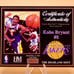 Highland Mint Kobe Bryant Magnum Series 4oz Large Bronze Mint Coin #575/2500
