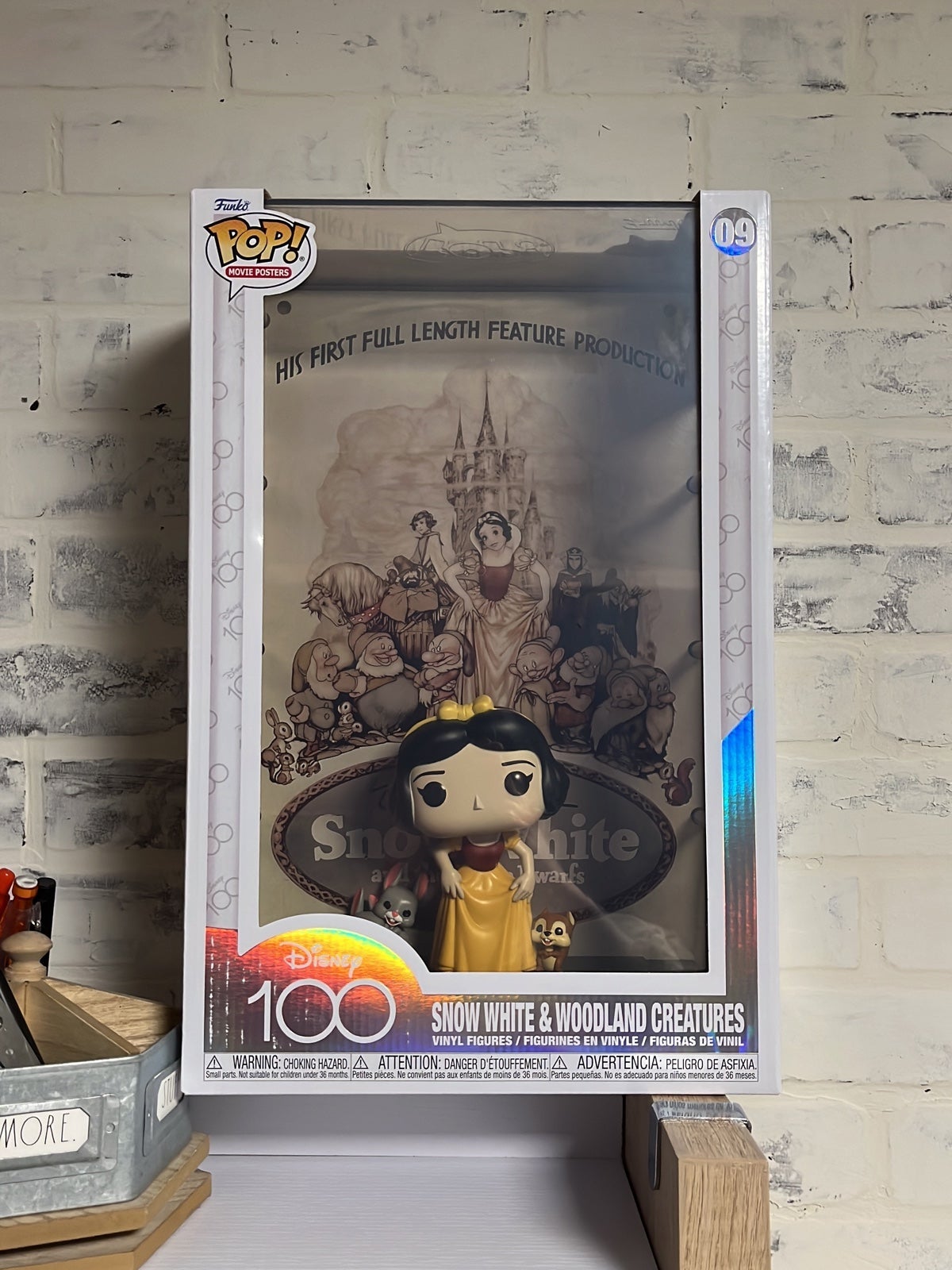 New Funko Pop Disney 100th Movie Poster - Snow White & Woodland Creatures