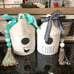 Rae Dunn icon CHIRP birdhouses X2