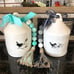 Rae Dunn icon CHIRP birdhouses X2