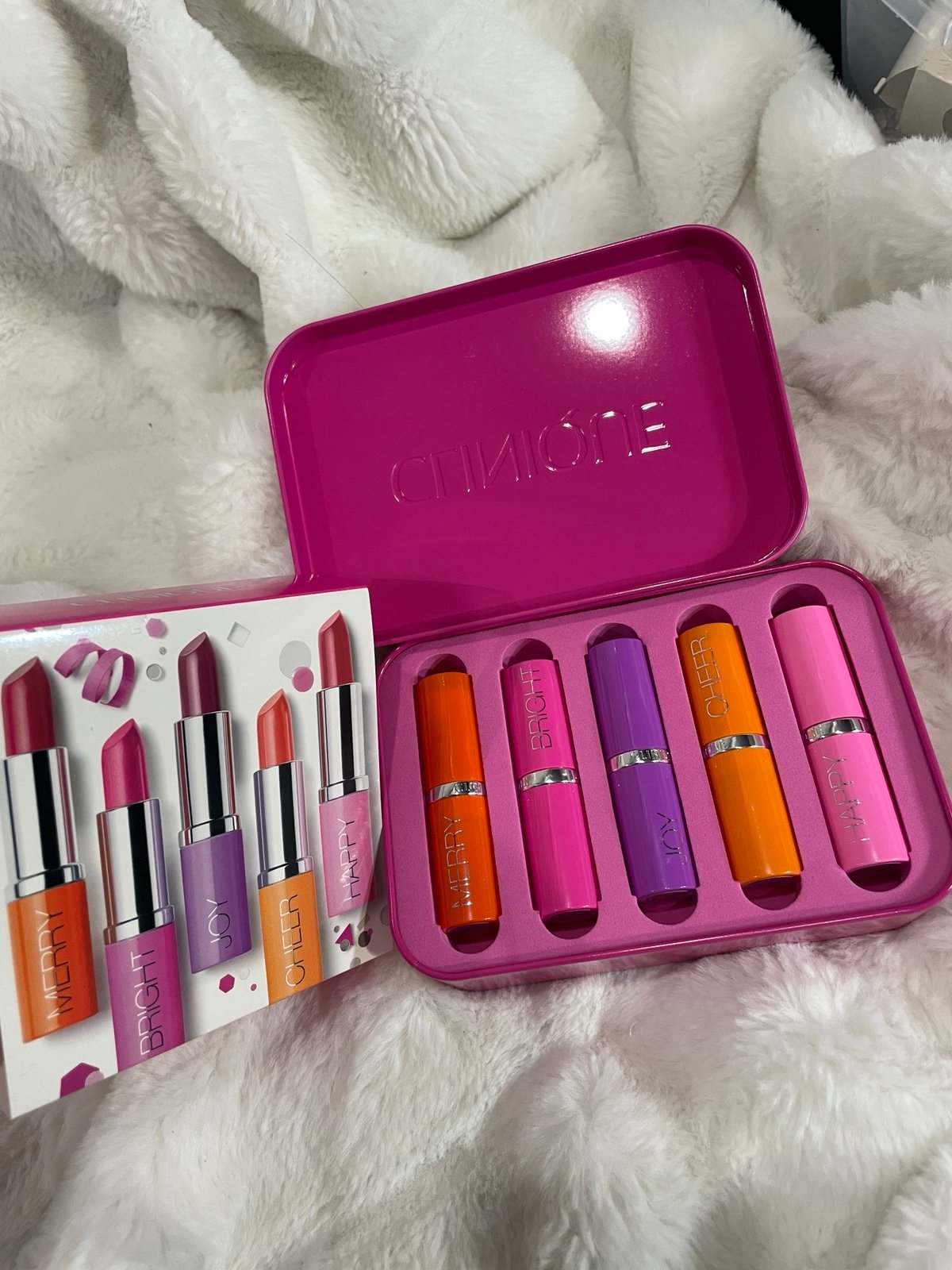 New 5 pcs clinique sets lipstick
