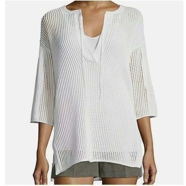 Theory crocheted sweater
