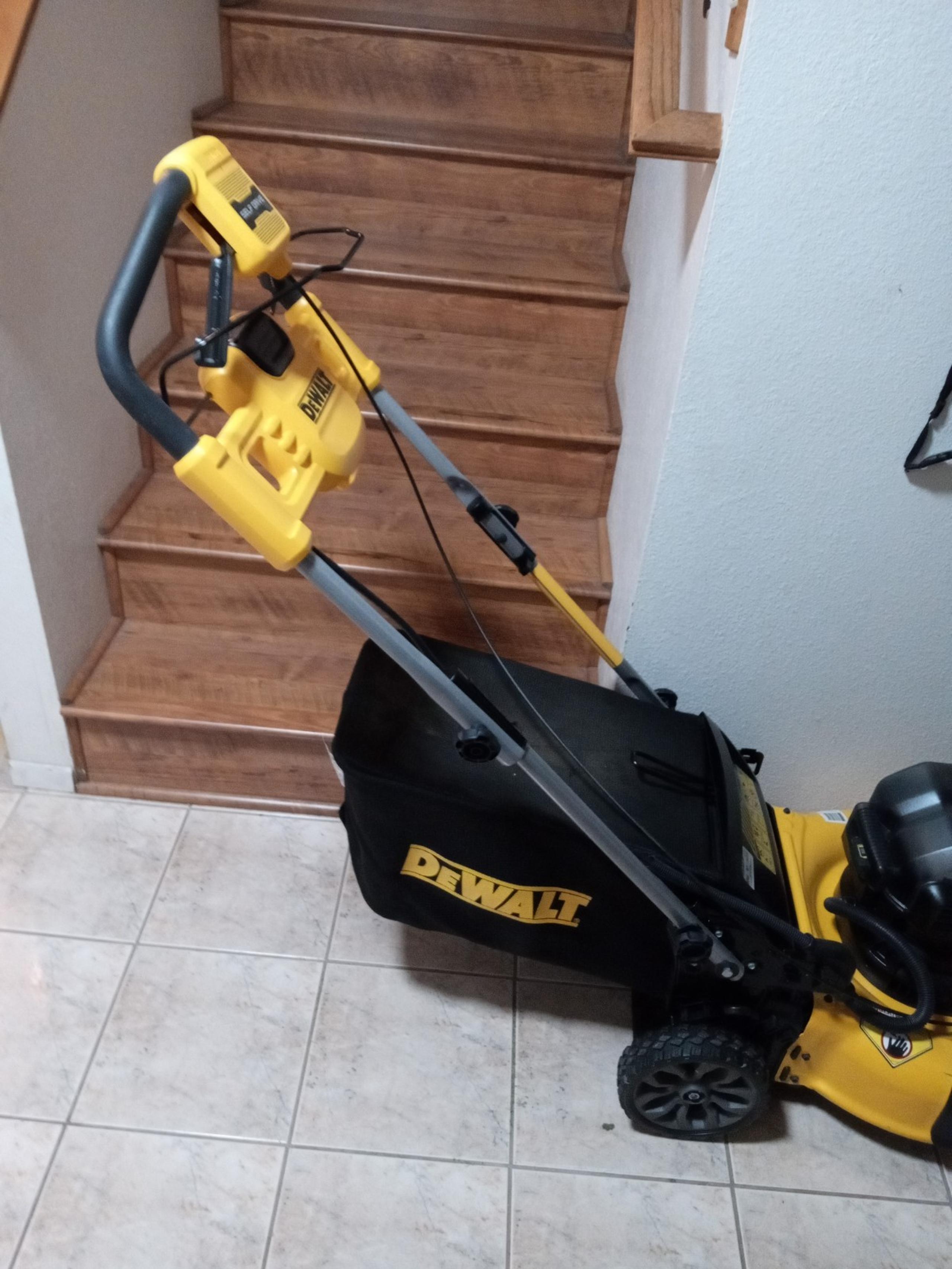 Dewal self drive censored lawn mower