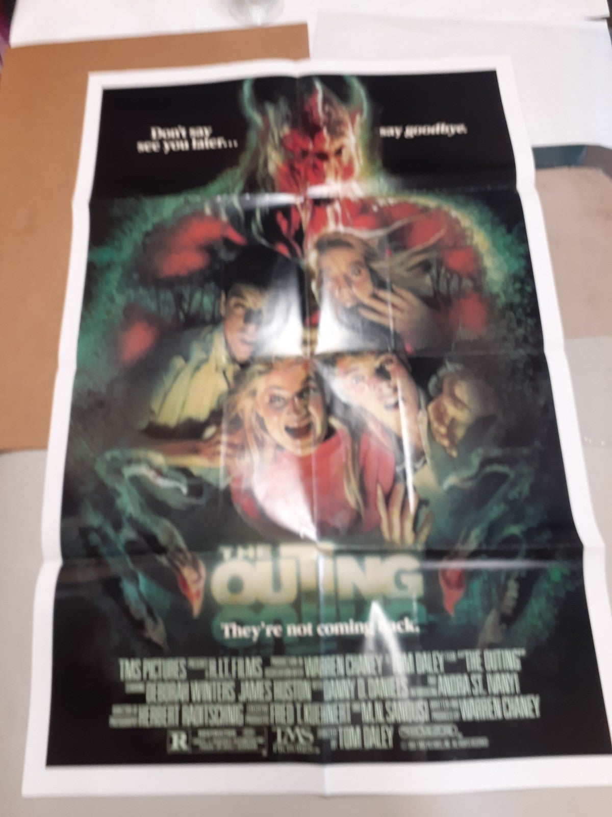 The Outing Original movie poster folded 27x40