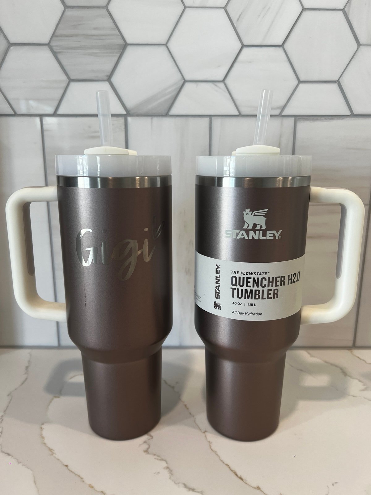 STANLEY Quencher H2.0 FlowState Tumbler 40oz custom engraved