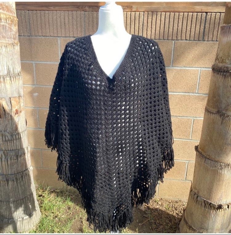 Artisanal 100% hand made poncho