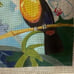 Betty Cunningham “Two Toucans” Needle Craft *Canvas Only” No Instruction or Yarn