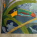 Betty Cunningham “Two Toucans” Needle Craft *Canvas Only” No Instruction or Yarn