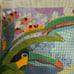 Betty Cunningham “Two Toucans” Needle Craft *Canvas Only” No Instruction or Yarn