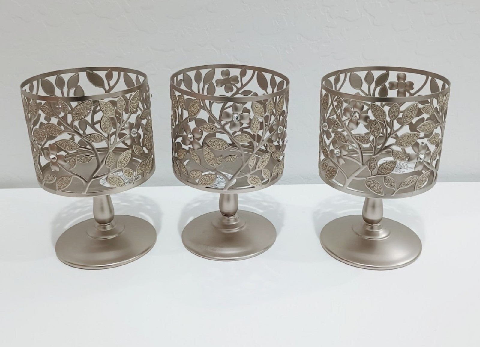 Bath and body works 3 wick Candle holders 3 pcs
