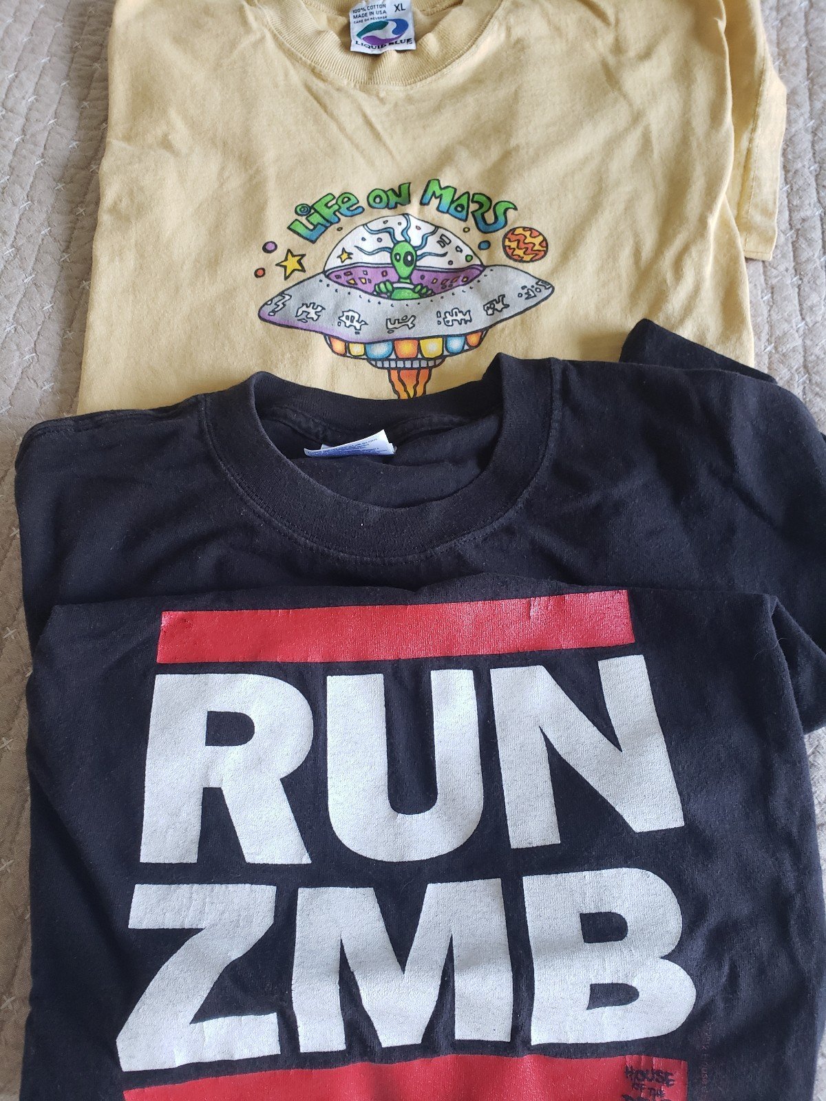 Vintage 90s Liquid Blue & House of the Dead Bundle T-Shirt Lot