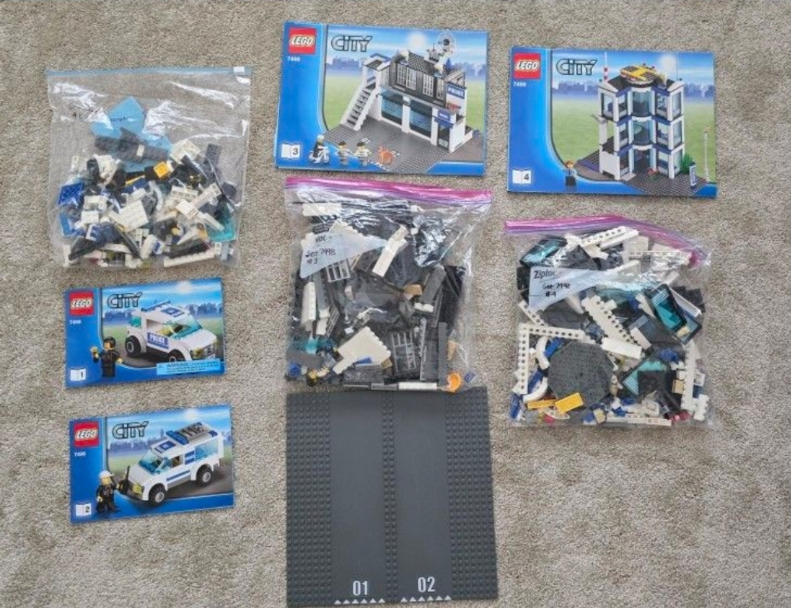 Lego City 7498 Police Station Jail Cops Robbers