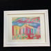 Pink Island House An Original Pastel Painting Matted &Framed 15”x12”Original