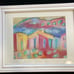 Pink Island House An Original Pastel Painting Matted &Framed 15”x12”Original