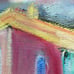 Pink Island House An Original Pastel Painting Matted &Framed 15”x12”Original