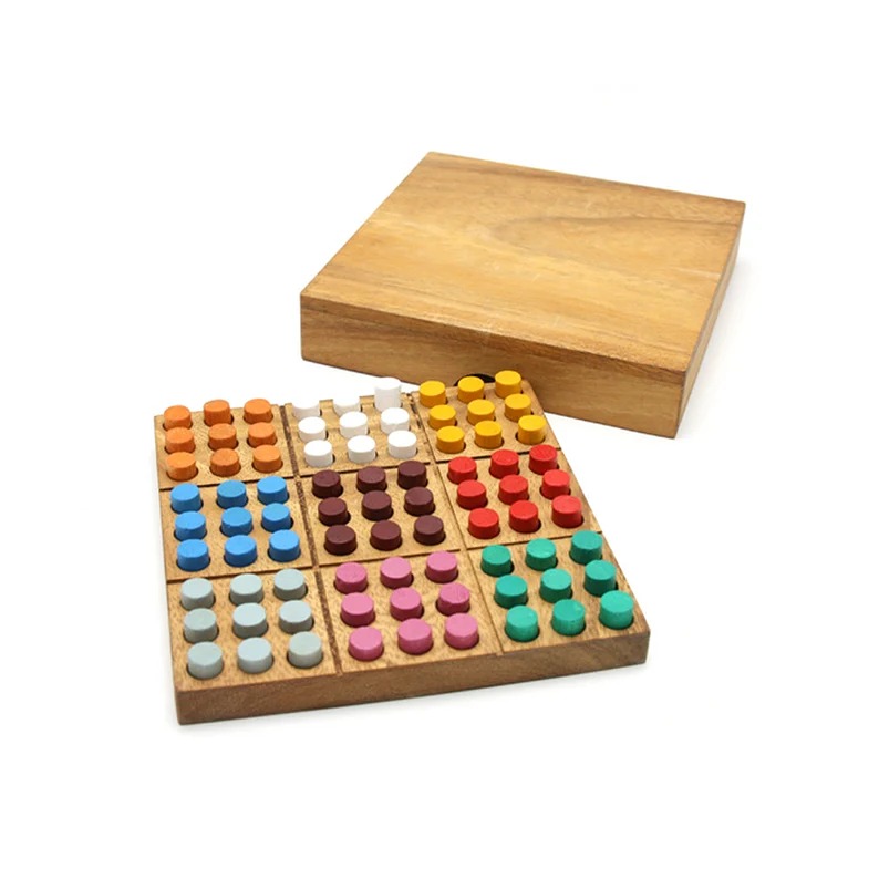 Colored Sudoku - Sudoku wooden board game, Coding puzzle, Logic Game, Coding gam