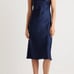 Quince 100% Washable Silk Slip Dress navy M