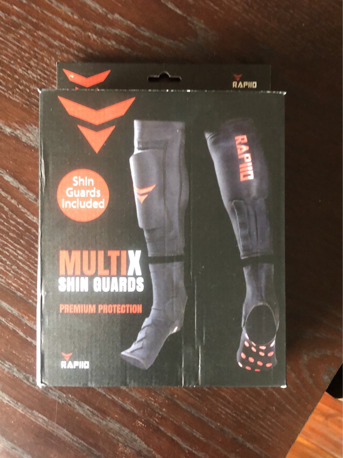 Rapiid MultiX Shin Guards - Defenders Dream Package - Padded Protection Medium