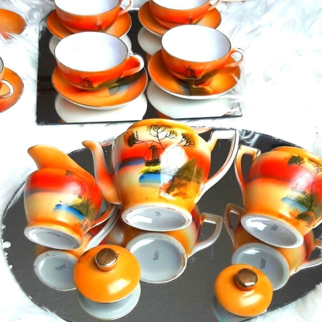 JAPANESE VINTAGE  1920,S Tea Set‎ 23 Pieces