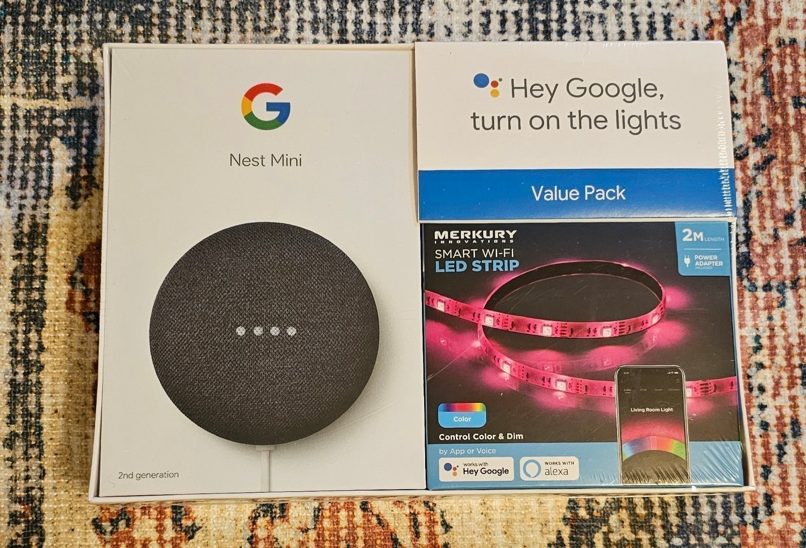 Google Nest with smart LED STRIP
