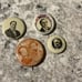 Bryan Kern 1908 William Taft Warren G Harding Political Campaign Button Pin Lot