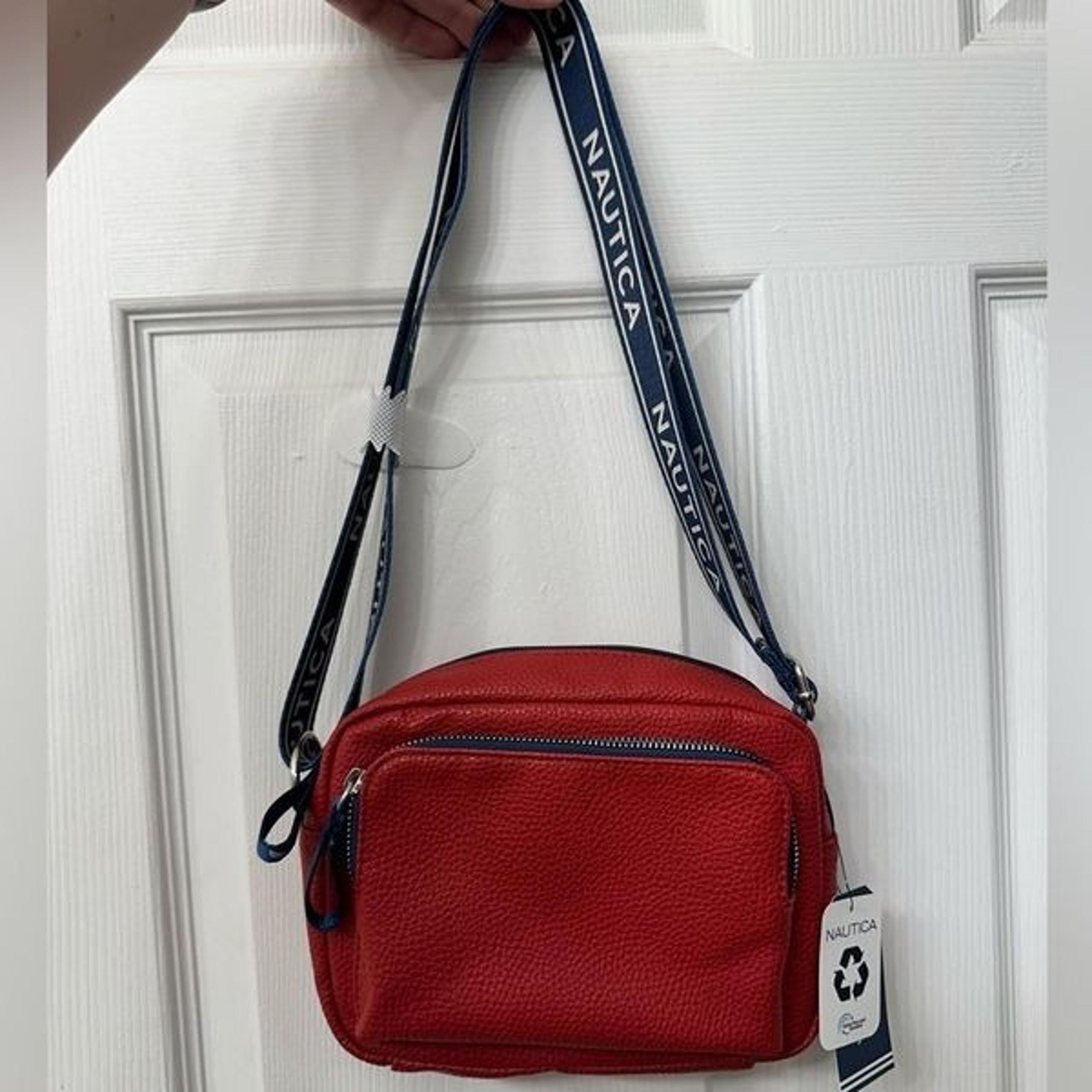 Nautica Red And Blue Small Crossbody Bag